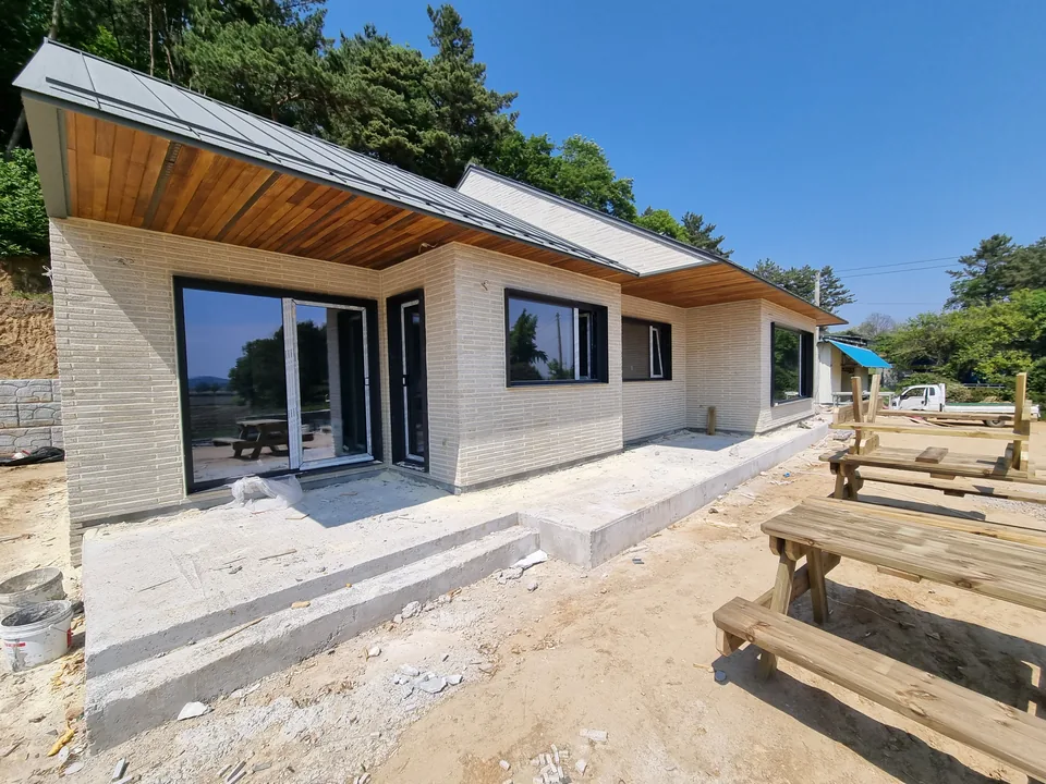 충남 서천군 42.6평 경량목구조 단층 주택
